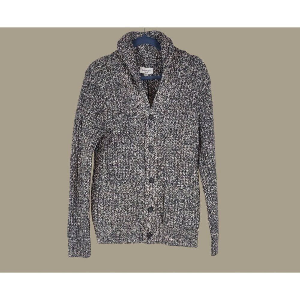 Goodfellow & Co Mens Shawl Collar Button-Up Cardigan Sweater Size Small NWT